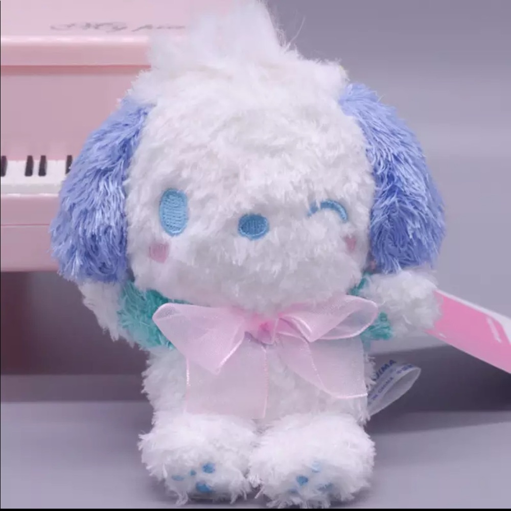 Fuzzy Pochacco Plush Keychain